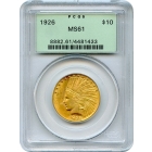 1926 $10 Indian Head Eagle PCGS MS61