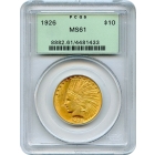 1926 $10 Indian Head Eagle PCGS MS61