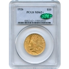 1926 $10 Indian Head Eagle PCGS MS62+ (CAC)