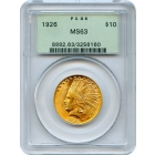 1926 $10 Indian Head Eagle PCGS MS63