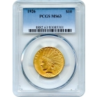 1926 $10 Indian Head Eagle PCGS MS63