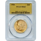 1926 $10 Indian Head Eagle PCGS MS63