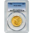 1926 $10 Indian Head Eagle PCGS MS64