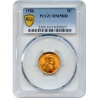 1926 1C Lincoln Cent, Wheat Reverse PCGS MS65RD