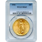 1926 $20 Saint Gaudens Double Eagle PCGS MS65