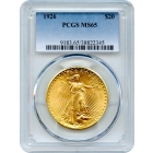 1926 $20 Saint Gaudens Double Eagle PCGS MS65