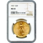 1927 $20 Saint-Gaudens Double Eagle NGC MS64