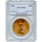 1927 $20 Saint Gaudens Double Eagle PCGS MS62