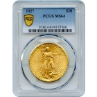 1927 $20 Saint Gaudens Double Eagle PCGS MS64