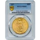 1927 $20 Saint Gaudens Double Eagle PCGS MS64