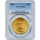 1927 $20 Saint Gaudens Double Eagle PCGS MS64