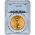 1927 $20 Saint Gaudens Double Eagle PCGS MS65