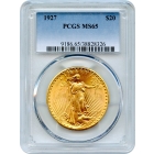 1927 $20 Saint Gaudens Double Eagle PCGS MS65