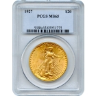 1927 $20 Saint Gaudens Double Eagle PCGS MS65