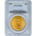 1927 $20 Saint Gaudens Double Eagle PCGS MS65