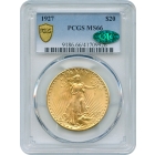 1927 $20 Saint Gaudens Double Eagle PCGS MS66 (CAC) - Registry Set Type Coin-!