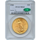 1928 $20 Saint Gaudens Double Eagle PCGS MS65 (CAC)