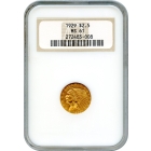 1929 $2.50 Indian Head Quarter Eagle NGC MS61