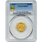 1929 $2.50 Indian Head Quarter Eagle PCGS MS64