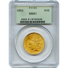 1932 $10 Indian Head Eagle PCGS MS61