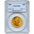 1932 $10 Indian Head Eagle PCGS MS63