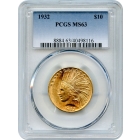 1932 $10 Indian Head Eagle PCGS MS63