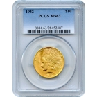 1932 $10 Indian Head Eagle PCGS MS63