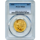 1932 $10 Indian Head Eagle PCGS MS64