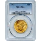 1932 $10 Indian Head Eagle PCGS MS64