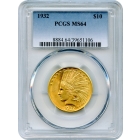 1932 $10 Indian Head Eagle PCGS MS64