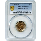 1938-D/D 5C Buffalo Nickel, RPM-2, PCGS MS67+ Registry Set Candidate