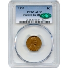 1955 1C Lincoln Cent Doubled Die Obverse PCGS AU55BN (CAC)