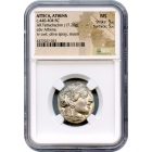 Ancient Greece - 440-404 BCE Attica, Athens Owl AR Tetradrachm NGC MS