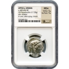 Ancient Greece - 440-404 BCE Attica, Athens Owl AR Tetradrachm NGC MS*