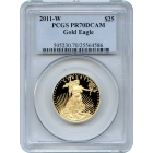 2011-W $25 Gold American Eagle 1/2oz PCGS PR70DCAM