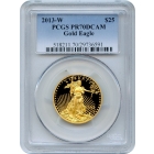 2013-W $25 Gold American Eagle 1/2oz PCGS PR70DCAM