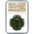 Ancient Rome - 37 CE Caligula AE Sestertius NGC Choice XF