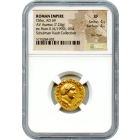 Ancient Rome -  69 AD Otho AV Aureus NGC XF Ex. Huntington (1895) Boscoreale Hoard, Ex. Hunt Collection 