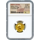 Ancient Rome -  69 AD Vitellius AV Aureus NGC Choice XF