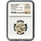 Ancient Greece - 440-404 BCE Attica, Athens Owl AR Tetradrachm NGC MS