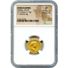 Ancient Rome -  69 AD Vitellius AV Aureus NGC VF