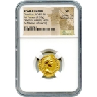Ancient Rome -  81-96 AD Domitian AV Aureus NGC XF 