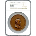 Indian Peace Medal - 1857 James Buchanan,  J-IP-36 AE 76mm NGC MS64 