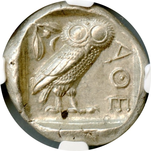 Ancient Greece - 440-404 BCE Attica, Athens Owl AR Tetradrachm NGC