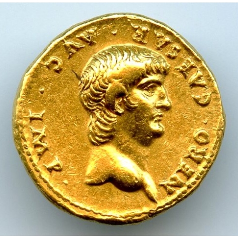 Ancient Rome - 54-68 CE Nero AV Aureus NGC XF