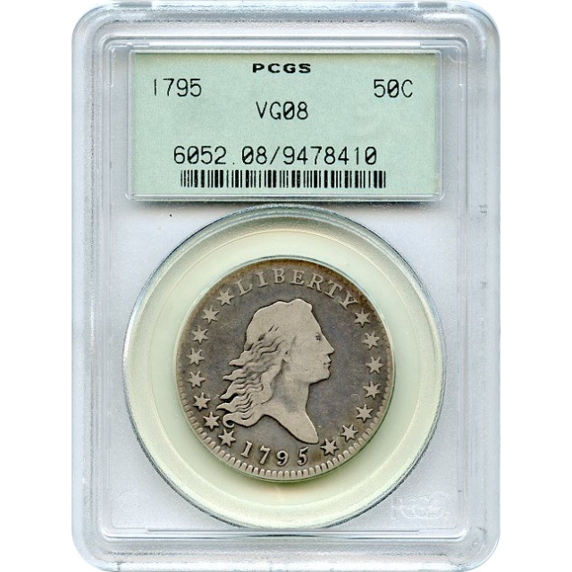 1795 50C Flowing Hair Half Dollar, O-109 PCGS VG08 R4