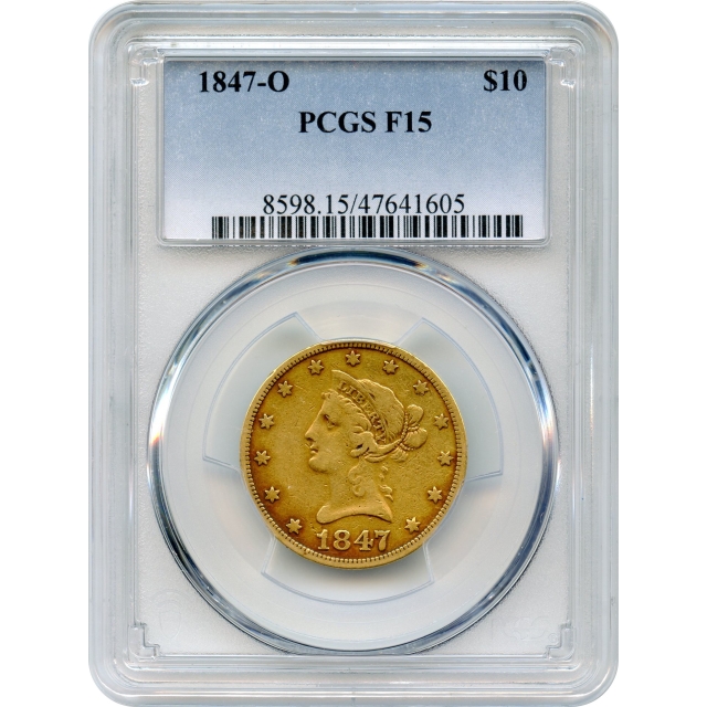 1854-O $10 Large Date (Regular Strike) Liberty Head $10 - PCGS