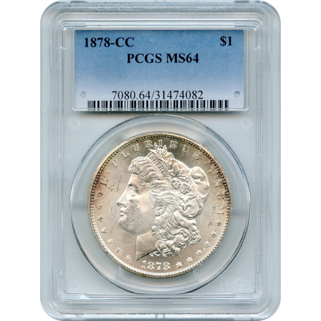 1878-CC $1 Morgan Silver Dollar PCGS MS64