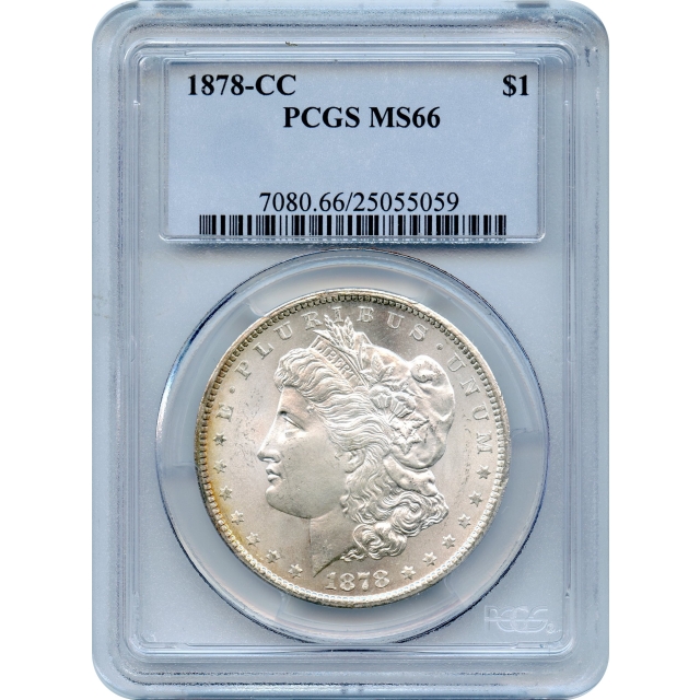 1878-CC $1 Morgan Silver Dollar PCGS MS66