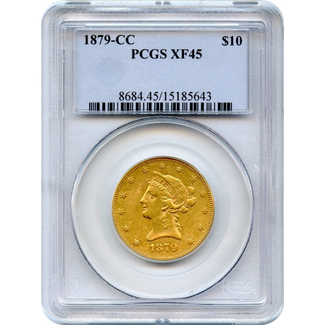 1879-CC $10 Liberty Head Eagle PCGS XF45